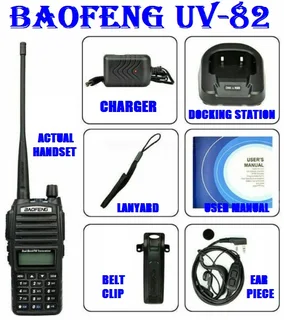 BAOFENG UV-82 Upgrade Walkie Talkie VHF UHF Dual Band Two Way Radio Transceivers. Brand New Products