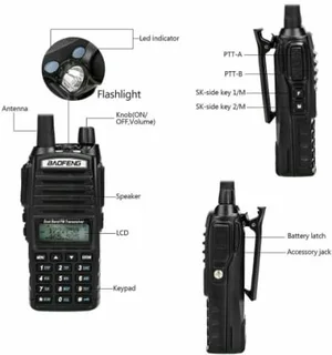 BAOFENG UV-82 Upgrade Walkie Talkie VHF UHF Dual Band Two Way Radio Transceivers. Brand New Products