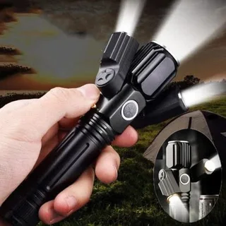 Fancy LED Torch Flashlight with 3 Heads. Novelty Portable, Rechargeable, Zoomable. Brand New Product