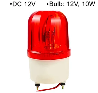 NEW STOCK Red 12V Emergency Warning Signal Rotary Siren Alarm Lamp 12V 10W. Brand New Products.