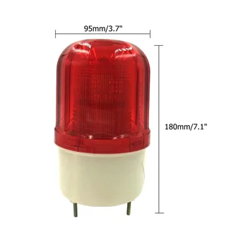 NEW STOCK Red 12V Emergency Warning Signal Rotary Siren Alarm Lamp 12V 10W. Brand New Products.