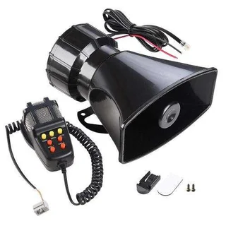 New Stock 12V 100W Car Vehicle Alarm Siren Horn with Loudspeaker Microphone. Brand New Products.