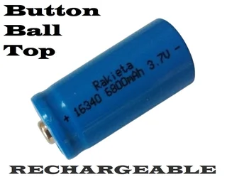 Set Of 2 Rechargeable 16340 CR123A 3.7V Lithium-ion Batteries/Cells. Brand New. Collections Allowed.