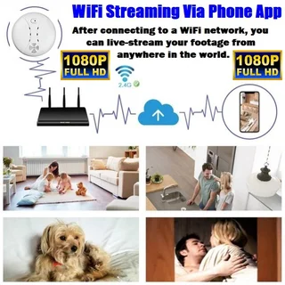 Latest Wireless Smoke Detector HD Spy Camera with WiFi, Motion Detector And More. Brand New Products