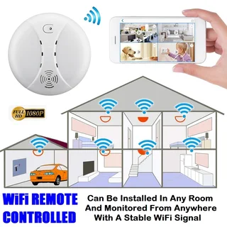 Latest Wireless Smoke Detector HD Spy Camera with WiFi, Motion Detector And More. Brand New Products