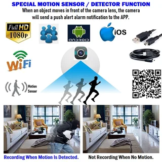Latest Wireless Smoke Detector HD Spy Camera with WiFi, Motion Detector And More. Brand New Products