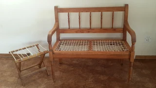 Riempie Bench and Stool