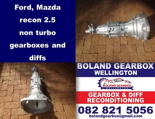 Ford, Mazda recon 2.5 non turbo gearboxes and diffs from R6950