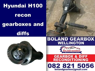 Hyundai H100 recon gearboxes and diffs from R4950