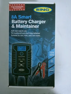 Ring 8A smart battery charger and maintainer