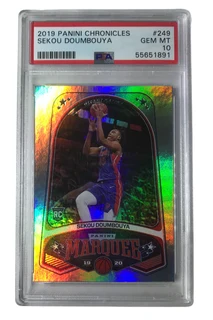 2019-20 Panini Chronicles Marquee Sekou Doumbouya #249 PSA 10 Rookie