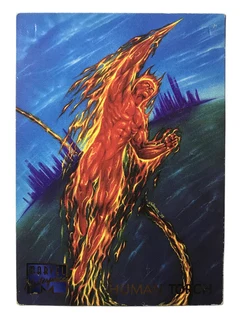 1995 Marvel Masterpieces #44 Human Torch