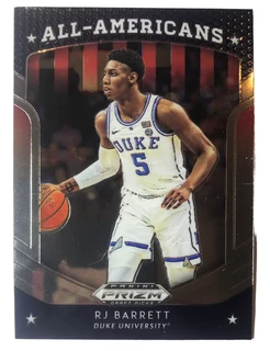 2019 Panini Prizm Draft Picks #62 RJ Barrett All Americans