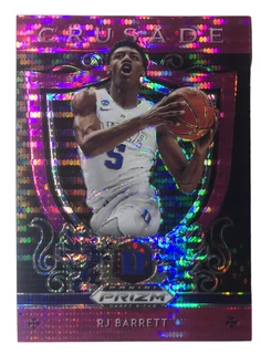 2019-20 Prizm Draft Pink Pulsar #72 RJ Barrett CR Rookie Duke Knicks