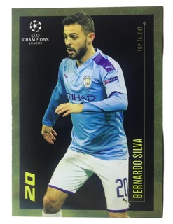 2020 Topps Designed By Lionel Messi Champions League Bernardo Silva card #20