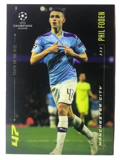 2020 Topps Designed By Lionel Messi Champions League Phil Foden card #47