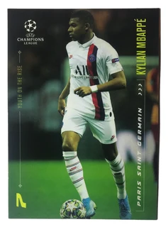 2020 Topps Designed By Lionel Messi UCL UEFA Champions Kylian Mbappe Paris #7
