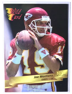 1993 Wild Card Joe Montana Cards # 67