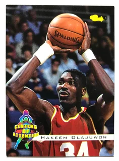 1994 Classic Hakeem Olajuwon Centers Of Attention #70 Houston Rockets