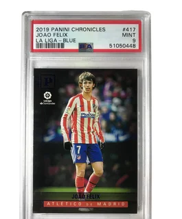 2019-20 Panini Chronicles Panini La Liga Blue Joao Felix #417 PSA 9 MINT