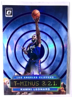 2019-20 Panini Donruss Optic T-Minus 3 2 1 Kawhi Leonard #5