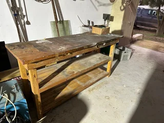 Solid Wooden Workbench