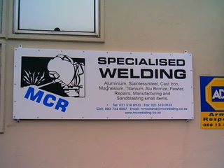 MCR Specialised Welding cc  Unit  8 Rosbur Park  Paarden island  Neptune str keep left on Ramp