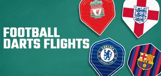 Dart flights - Arsenal, Liverpool, Manchester United, Chelsea and Spurs