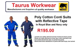 Navy Flame Retardant and Acid Resistance Conti Suits