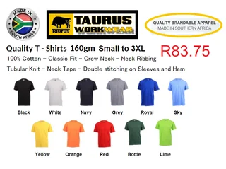 Conti Suit Overalls in Assorted Colours