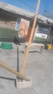 Scafolding planks used