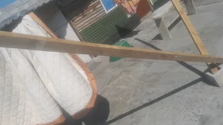 Scafolding planks used