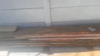 Scafolding planks used