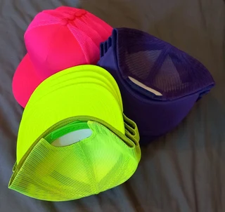 GENUINE FlexFit Snapback Mesh Flat Peak Caps BULK BUY