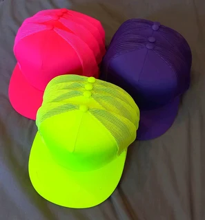 GENUINE FlexFit Snapback Mesh Flat Peak Caps BULK BUY