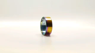 Psychedelic Coloured Stainless Steel Fashion Ring