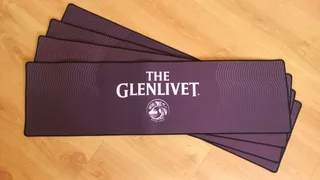 4x Glenlivet Polyester Bar Mats 875x250mm