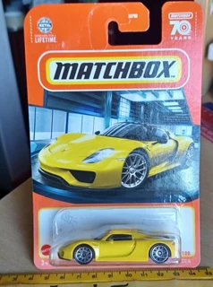 2022 Matchbox ~ 77/100 Porsche 918 Spyder ~ Mint on Long Card
