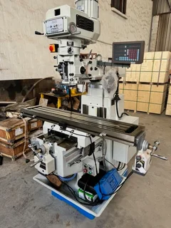 Milling Machine, Turret Mill, 3HP, 3 Axis DRO System, Variable Speed Head, Brand New
