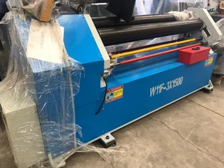 Plate Roller, Cap: 1500mm x 3mm, Type: 3 Roll, Pinch, Diameter of Rolls: 130mm. Brand new