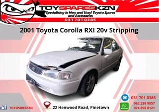 2001 Toyota Corolla Rxi 20v Stripping