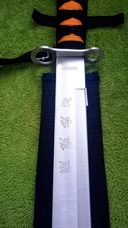 Sharpened stainless steel katana sword