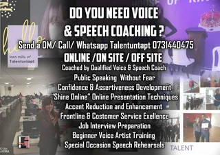 Voice, Speech and Presentations Coaching
