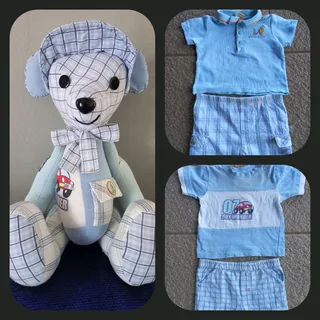 Memory Bear, Bunny, Mouse, Dog and Duck