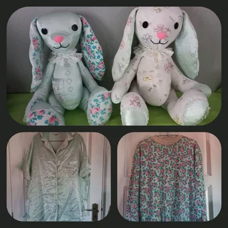 Memory Bear, Bunny, Mouse, Dog and Duck