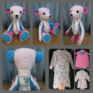 Memory Bear, Bunny, Mouse, Dog and Duck