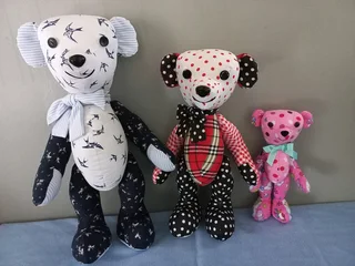 Memory Bear, Bunny, Mouse, Dog and Duck