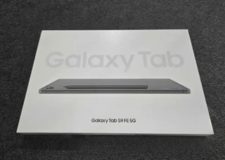 128GB Samsung Galaxy Tab S9 FE 10.9 Inch 5G Gray As New In The Box With Accessories And Warranty