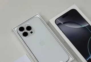 256GB APPLE IPHONE 16 PRO WHITE TITANIUM EXCELLENT CONDITION BOX WITH ACCESSORIES AND WARRANTY