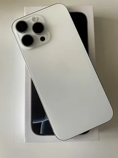 256GB APPLE IPHONE 16 PRO WHITE TITANIUM EXCELLENT CONDITION BOX WITH ACCESSORIES AND WARRANTY